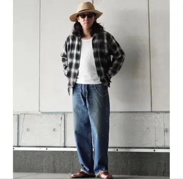 GOLD 와이드 스트레이트 데님