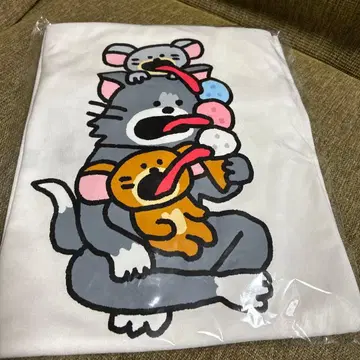 새상품 해피 복권 톰과 제리 복권 B상 콜라보레이션 티셔츠 아이스