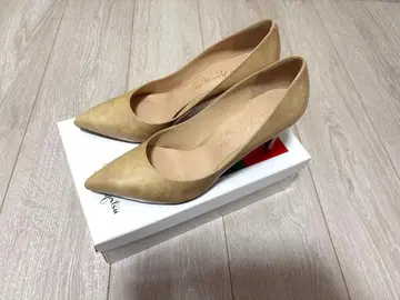 [ 새상품급 ] 긴자 카네마츠 펌프스 하이힐 베이지 24.5