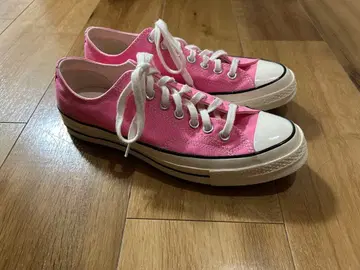 컨디션 최상 시착 정도 CONVERSE 핑크 척테일러 CT70 27cm