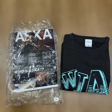 ASKA XL 블랙 티셔츠