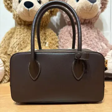 DE MERIEL 다크 브라운 숄더백