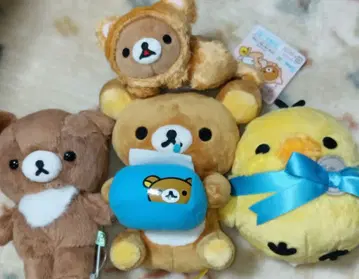 리락쿠마 봉제 인형 세트