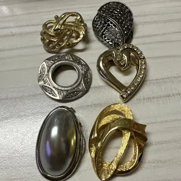 스카프 고정구 모음 6개 no.2