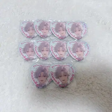 니지산지 쿠츠하 준브라 하트 캔뱃지 B