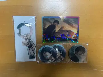 주술회전 팬페어 후시구로 토우지 캔뱃지 카라비너 키링 클리어 카드