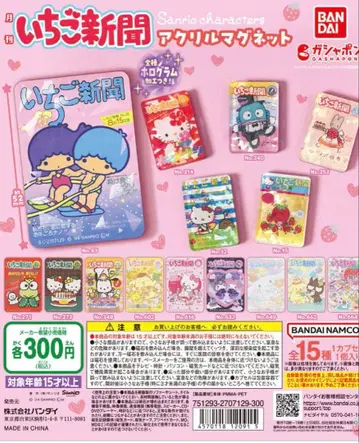 산리오 캐릭터 아크릴 마그넷 세트 9종 세트