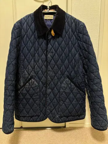 Hub&Spoke 네이비 퀼팅 자켓