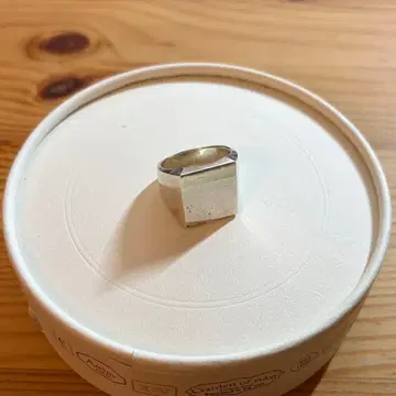 GARDEN OF EDEN 실버 스퀘어 반지 LARGE 18호