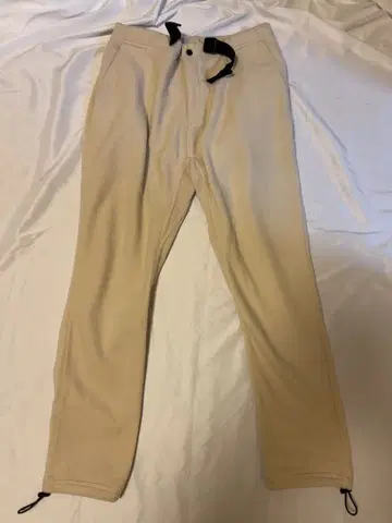 UNIVERD72 플리스 팬츠 화이트 사이즈 M