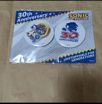 소닉 더 헤지혹 굿즈 소닉 더 헤지혹 캔뱃지 SEGA