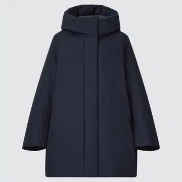최종 가격 인하 UNIQLO 하이브리드 다운 숏코트 블랙 XL
