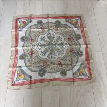 실크 100% 장식 무늬 스카프