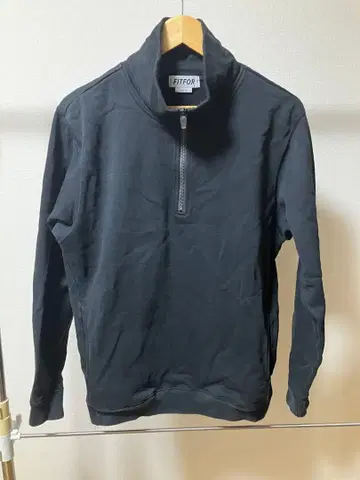 FITFOR 하프 지퍼 블랙