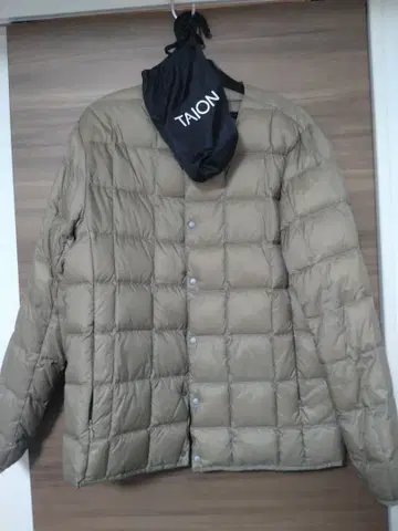 TAION 타이온 이너 다운 자켓 M 베이지