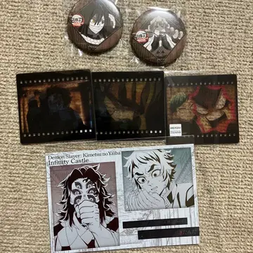 귀멸의 칼날 다이닝 오타노시미 복권 이구로 오바나이 칸로지 미츠리 캔뱃지