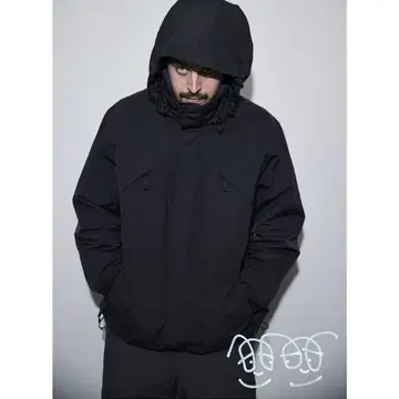 everyone optimal jacket BLACK x NAVY