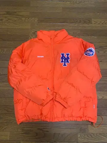 Perushu 뉴욕 메츠 다운 자켓 오렌지