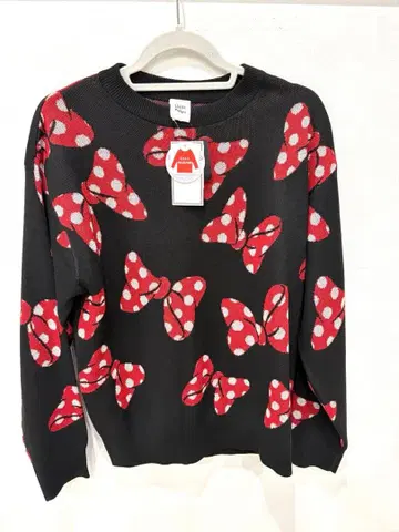 새상품 디즈니 미니 니트 스웨터 긴팔