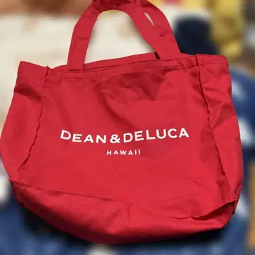 DEAN & DELUCA 토트백 레드 하와이 한정판