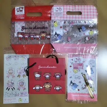 산리오 캐릭터 기프트 트랩핑 세트 (5점)