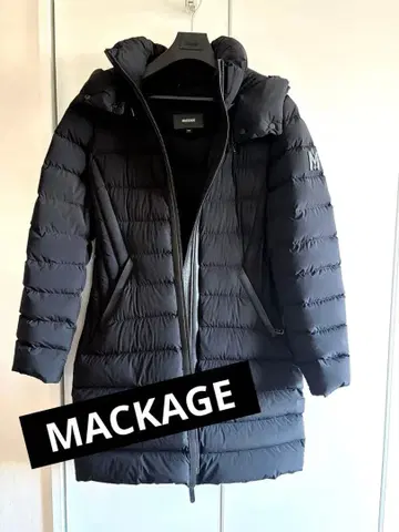 MACKAGE 맥케이지 다운 코트 후드 부착 정품 의류 부착