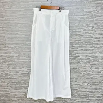 고십 로스앤젤레스 화이트 와이드 팬츠 L 사이즈 택 포함 새상품