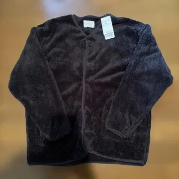 INHERIT 블랙 플리스 자켓 L 베이세이 스톡 구매 새상품