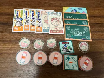 와샤가나TV 아크릴 스탬프 멘코 스티커 오카와 부쿠부 나카무라 유이치