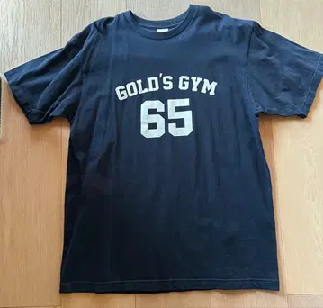 GOLD'S GYM 프린트T셔츠 XL 네이비 새상품급