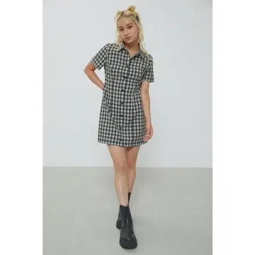 러그아젬 셔츠 원피스