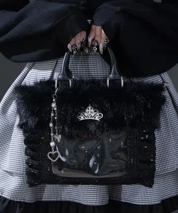 Palelfy 트위드 이타백 이타백 백