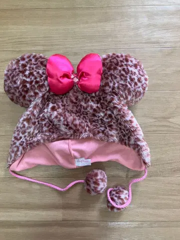 미니 캐릭터 귀도리 모자