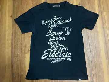 라이징선2010 x ELECTRIC 티셔츠 블랙 S 라이징선