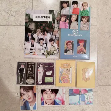 ENHYPEN 굿즈 세트 아크릴 스탠드 트레이딩 카드