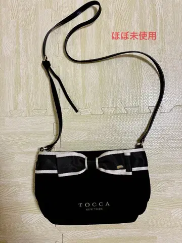 TOCCA 블랙 리본 숄더백