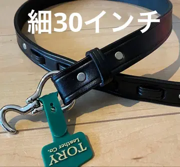 새상품 TORY leather 30인치 후크 버클 벨트 폭 1인치