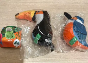 네이처 테크니컬러 새 봉제 인형 큰부리새 물총새