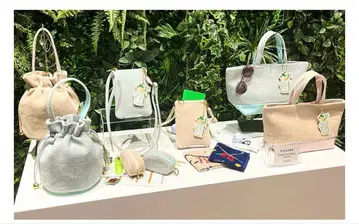 페이러 골프 세트 유니 블루 라메 토트 숄더 복조리 파우치