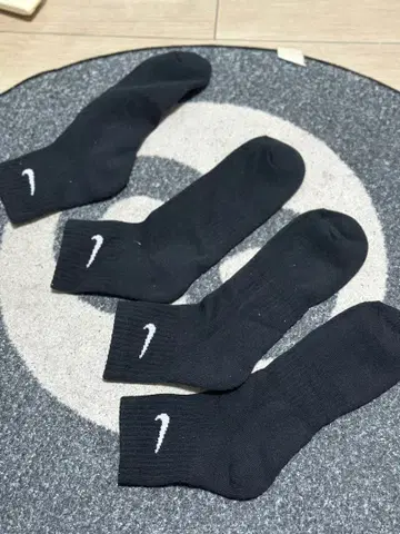 나이키 블랙 크루 삭스 2세트