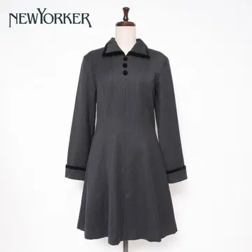 새상품급 뉴요커 울 원피스 차콜 그레이 사이즈 9*CD1024