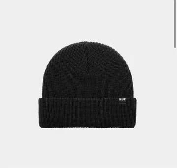 새상품 HUF 하프 유즈드 아르카 비니 니트 모자 블랙 모자 스트릿