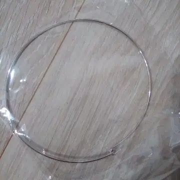 심플 실버 초커