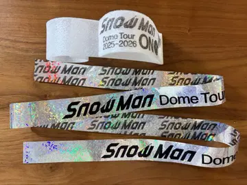 Snow Man 은색 테이프 & 음표