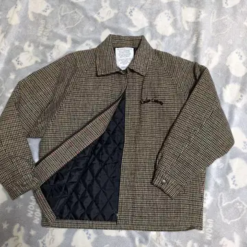 로데오 크라운즈 체크 무늬 자켓