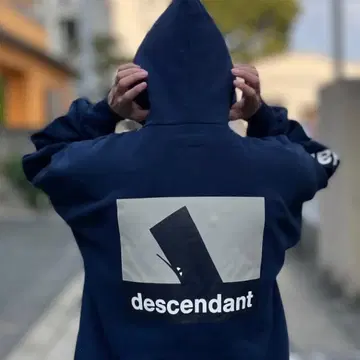 DESCENDANT/SPYHOP HOODY (NAVY) 24ss