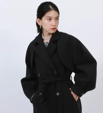 HARE 울리 테크 멀티 WAY 코트 블랙