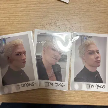 TAEYANG 포토 카드 3장 세트