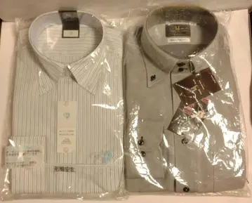 M 사이즈 스트라이프 그레이 비즈니스 셔츠 세트