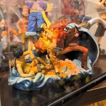 원피스 로그 박스 보너스 부품 피규어 에이스 흩어지다